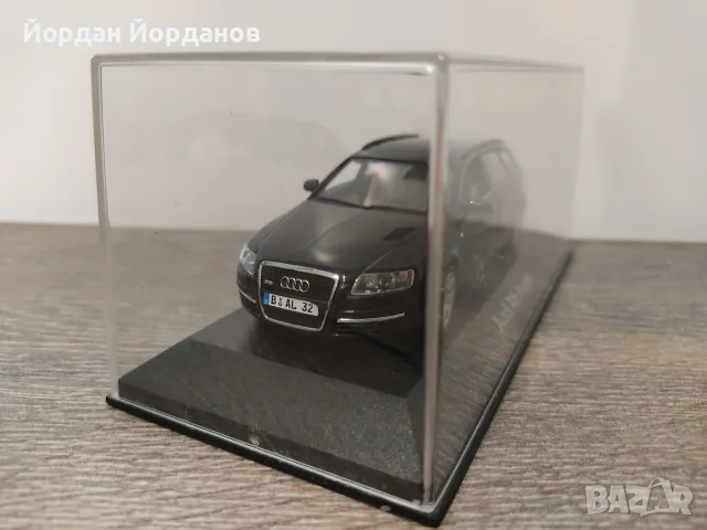 1:43 Ауди А6 С6 avant Phantom Black,Миничампс, снимка 2 - Колекции - 55509781