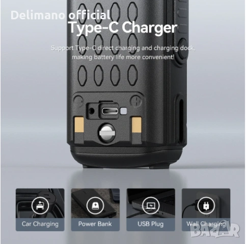 Нова трибандова BAOFENG UV 20 Ultra 30w 14000mah 136-174; 220-260,400-520 usb зареждане PMR лов От в, снимка 10 - Друга електроника - 54268932