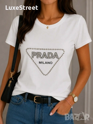 Prada 🤍 Calvin Klein 🤍 Guess🤍Дамски Тениски , снимка 5 - Тениски - 55212694