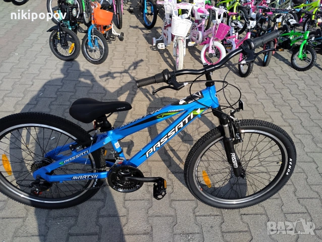 BG Алуминиев велосипед 24" MARTY син, снимка 3 - Велосипеди - 54334772