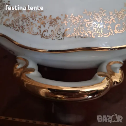 Порцеланов супник Limoges / Франция, снимка 3 - Други - 55618614