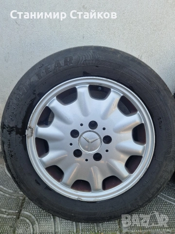 Алуминиеви джанти Mercedes 15", снимка 5 - Гуми и джанти - 54986729