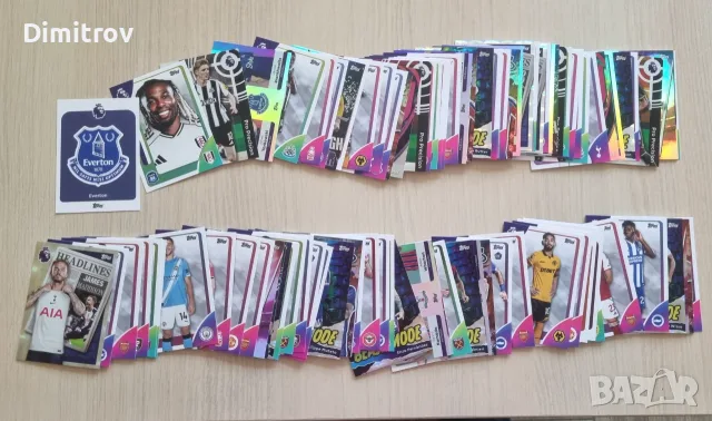 Topps Premier League 25/26 - лот 100 карти, снимка 3 - Колекции - 55603882