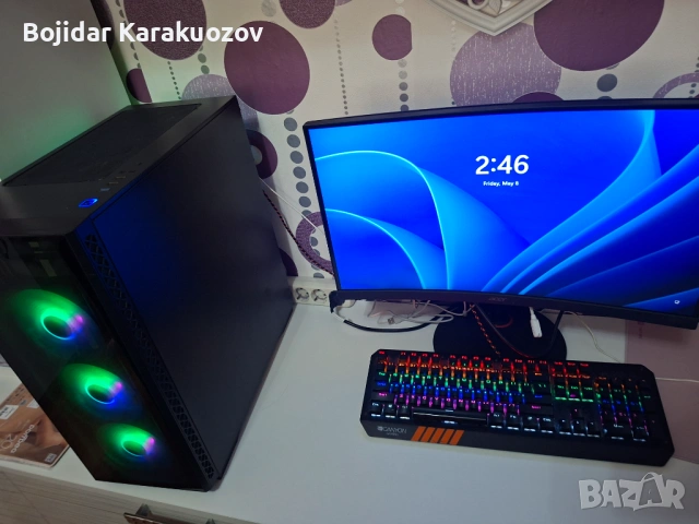 Геймърска Конфигураия +Gaming Манитор 23:6 inch 165hz, снимка 2 - Геймърски - 54784353