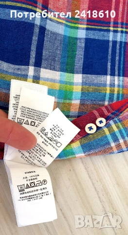 POLO Ralph Lauren Classic Fit 100% Лен / Womens Size M НОВО! ОРИГИНАЛ! Дамска Ленена Риза!, снимка 4 - Ризи - 54294344
