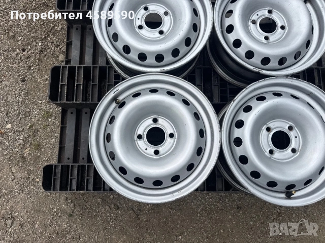 4бр.Оригинални джанти 14цола 4x100 за Renault Kangoo,Dacia Dokker,Sandero,Mercedes Citan,Nissan Kubi, снимка 5 - Гуми и джанти - 54858762