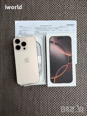 36М Гар!❗️100%🔋iPhone 16 Pro ❗️Лизинг от 30€/мес❗️ Desert Titanium❗️128GB 