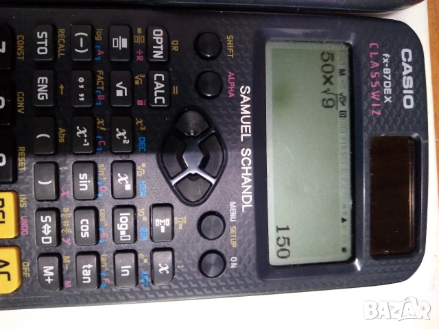 Калкулатор CASIO-87DEX, снимка 5 - Друга електроника - 55045082