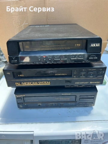 Видео AKAI,SHARP,SONY