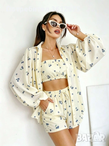 Дамски комплект от 3 части, снимка 5 - Спортни екипи - 54261756