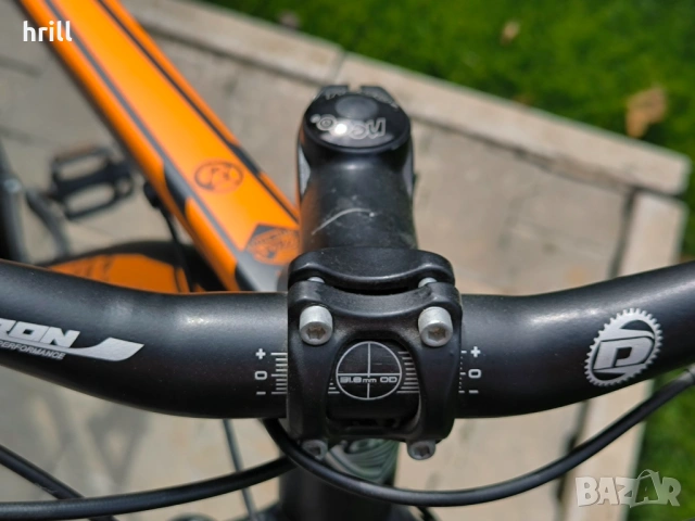 Алуминиев велосипед МТВ Shimano с хидравлични дискови спирачки колело като ново, снимка 2 - Велосипеди - 54740943