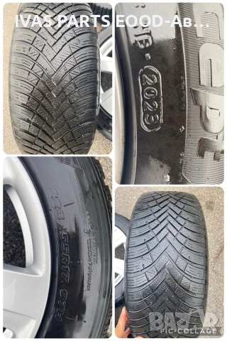 Джанти 17”/5х112 със зимни гуми 225/50/17,Audi A6, снимка 10 - Гуми и джанти - 55027271