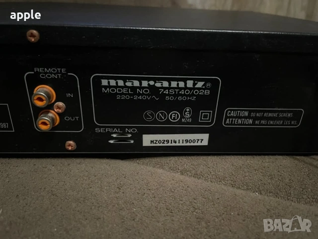 Тунер Marantz 74st-Отличен, снимка 4 - Ресийвъри, усилватели, смесителни пултове - 55108865