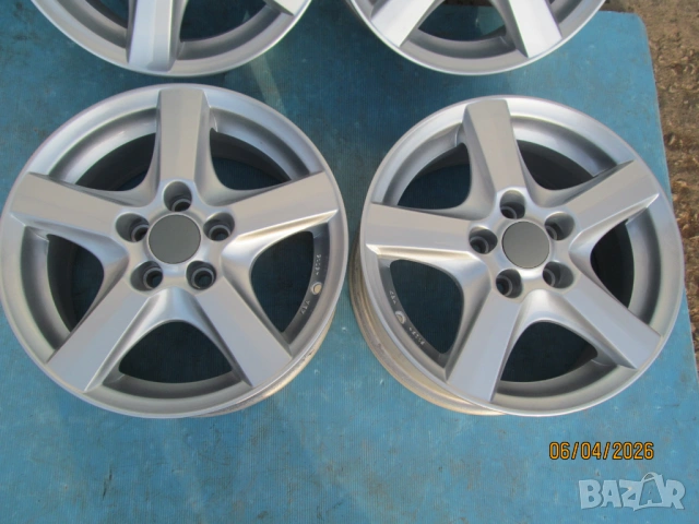 Алуминиеви джанти 5 x 100 mm. 15 цола за Volkswagen , Skoda,Toyota ,Audi, снимка 3 - Гуми и джанти - 54168688