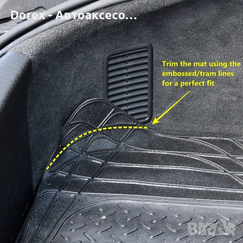 Гумена стелка за багажник 118x85 универсална, снимка 7 - Аксесоари и консумативи - 54055089