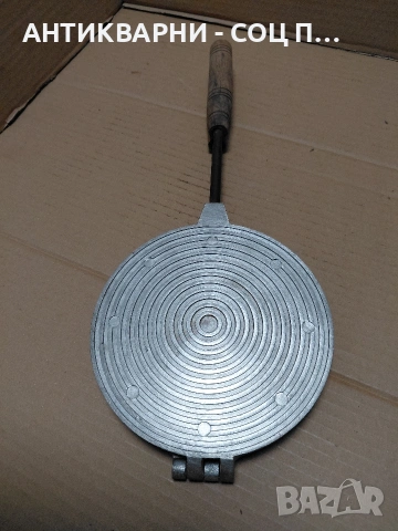 Соц Стар Гофретник За Печене На Тестени Сладки. НОМЕР 1722., снимка 5 - Антикварни и старинни предмети - 54169109