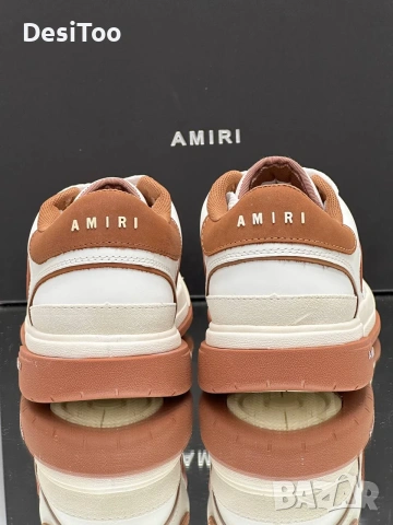Amiri Classic Low "White/Brown" , снимка 2 - Маратонки - 54335099