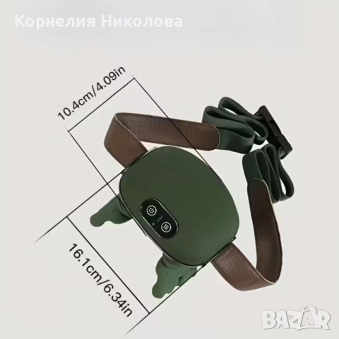 Масажор за врат и рамене с топлина, USB зареждане - 4D масаж, снимка 5 - Масажори - 54213755