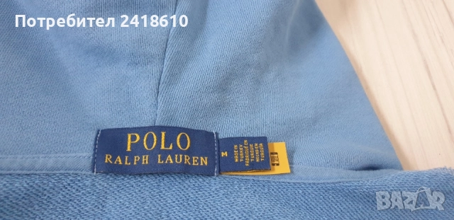 POLO Ralph Lauren Cotton  Full Zip Hoodie Mens Size / М  НОВО!ОРИГИНАЛ! Мъжка Качулка с цял цип, снимка 18 - Суичъри - 54886642