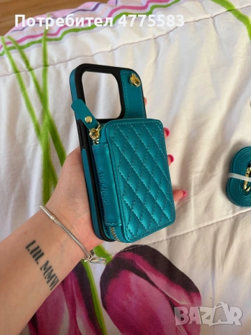 Калъф за iPhone 14 Pro,цвят turquoise, снимка 3 - Калъфи, кейсове - 54988779