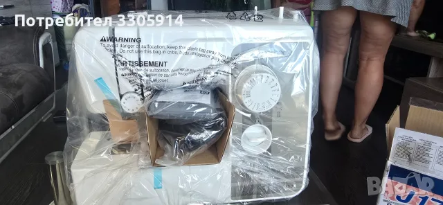 Продавам чисто нова шевна машина Brother j17, снимка 5 - Шевни машини - 55507331