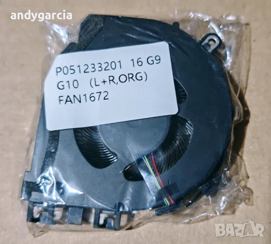  HP ZBook Fury 16 G9 или G10 Mobile Workstation PC CPU GPU Cooling Fan чисто нов вентилатор охлаждан, снимка 3 - Други - 55432052