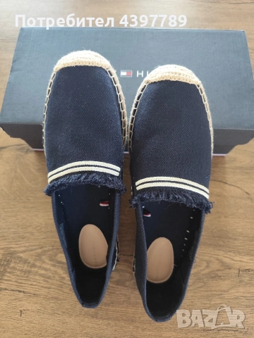 Чисто нови дамски еспадрили Tommy Hilfiger, снимка 5 - Дамски ежедневни обувки - 55239306
