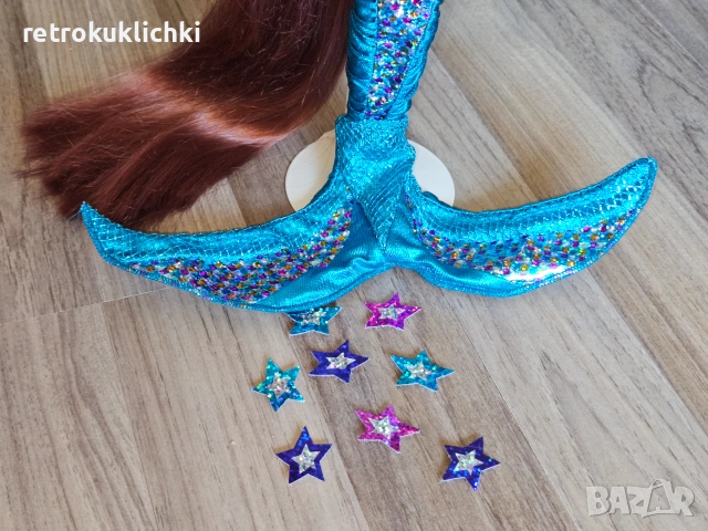 Ретро кукла Барби Barbie Jewel Hair Mermaid Midge 1995, снимка 14 - Кукли - 55049860