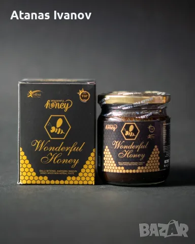 Wonderful Honey 240 г / Оригинален натурален билков мед с епимедум, снимка 2 - Домашни напитки - 55424506