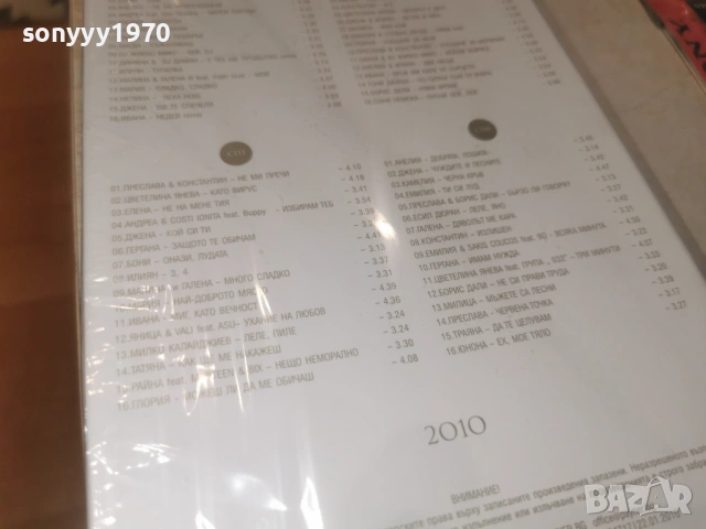 2010 ПАЙНЕР 8-NEW 4CD 0506262007H2E6R, снимка 16 - CD дискове - 54794369