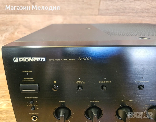 Усилвател Pioneer A-602R – Мощност и детайл от златните години на Hi-Fi Две по 120 вата на 4 ома., снимка 6 - Ресийвъри, усилватели, смесителни пултове - 54563859