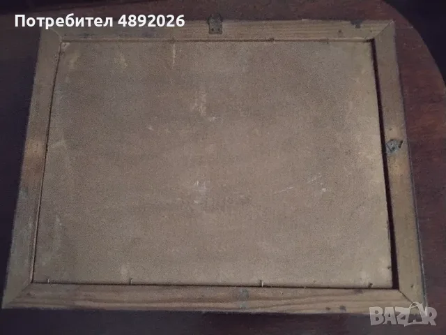 Стара автентична маслена картина, морски пейзаж, немски художник, началото на 20 век, снимка 3 - Колекции - 55435490
