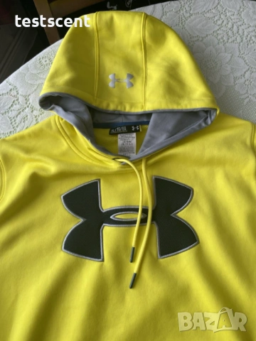 Мъжки суичър Under Armour Storm1 Hoodie XL (Лимитиран / Discontinued модел) ярко жълт Xlarge, снимка 3 - Суичъри - 54011628
