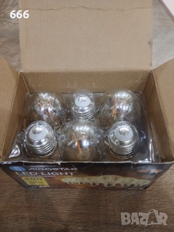 6 броя LED крушка Aigostar E27 Vintage 35 W 2200к, снимка 12 - Друга електроника - 54633689