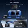 Avylet 4K/2.5K+1080P Видеорегистратор за автомобили отпред и отзад, снимка 9