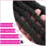 Нова афро къдрава Синтетична коса за плитки Marley Twist, 8 пакета, 24 инча, 1B цвят, снимка 4