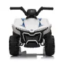 Детско акумулаторно ATV 6V 25W – Електрическо ATV с LED светлини за деца 1.5+ години, бяло, снимка 7