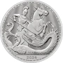 Сребро 1oz Сребро Св. Георги и Дракона 2024 - Великобритания, снимка 1