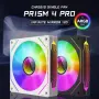 Вентилатор за компютър Upsiren Prism 4 PRO aRGB - 3бр, снимка 1