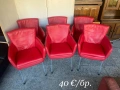 Шест модерни кожени стола, снимка 2