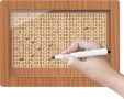 Касичка за възрастни и деца, дървена касичка за монети купюри с брояч, тъмно кафява за 5000 евро, снимка 5
