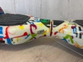 Ел. Ховърборд 2Drive X1 6.5” WhiteGraffiti – в добро състояние, снимка 5
