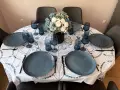 Стъклени чаши за вино 490 мл, 10броя, Matte Blue, 10броя за вода/безалкохолно, снимка 1