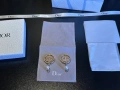 Нови Дамски Обеци Christian Dior 30 Montaigne CD Logo Pearl Drop Earrings с плен комплект аксесоари, снимка 2