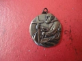 Бронзов поклонически медал висулка , снимка 2