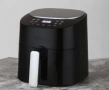 Фритюрник, 1300W, 4.2л., горещ въздух, таймер, до 200°C, Черен/Бял, снимка 3