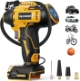 Безжичен въздушен компресор 160 PSI с LCD цифров манометър за батерия Dewalt 18V (без батерия), снимка 1