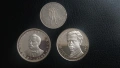 3 броя Сребърни монети , снимка 1