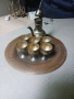 Месингов мини сервиз, снимка 2