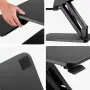 Регулируема стойка (height adjustable sit stand desk) за монитор и клавиатура McLean, снимка 6